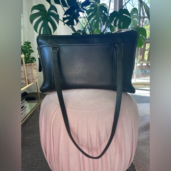 Coach RARE Pine Green Vintage Shoulder Brief - excellent condition - Picture 9 of 11